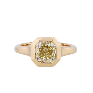Art Scope Yellow Diamond Gold Ring